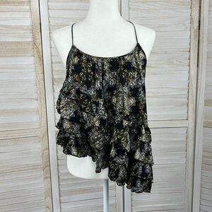 Free People Floral Flutter By Tank Cami Small